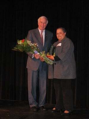 Elsa Barkley Brown, the 2010 award winner for outstanding woman of color.