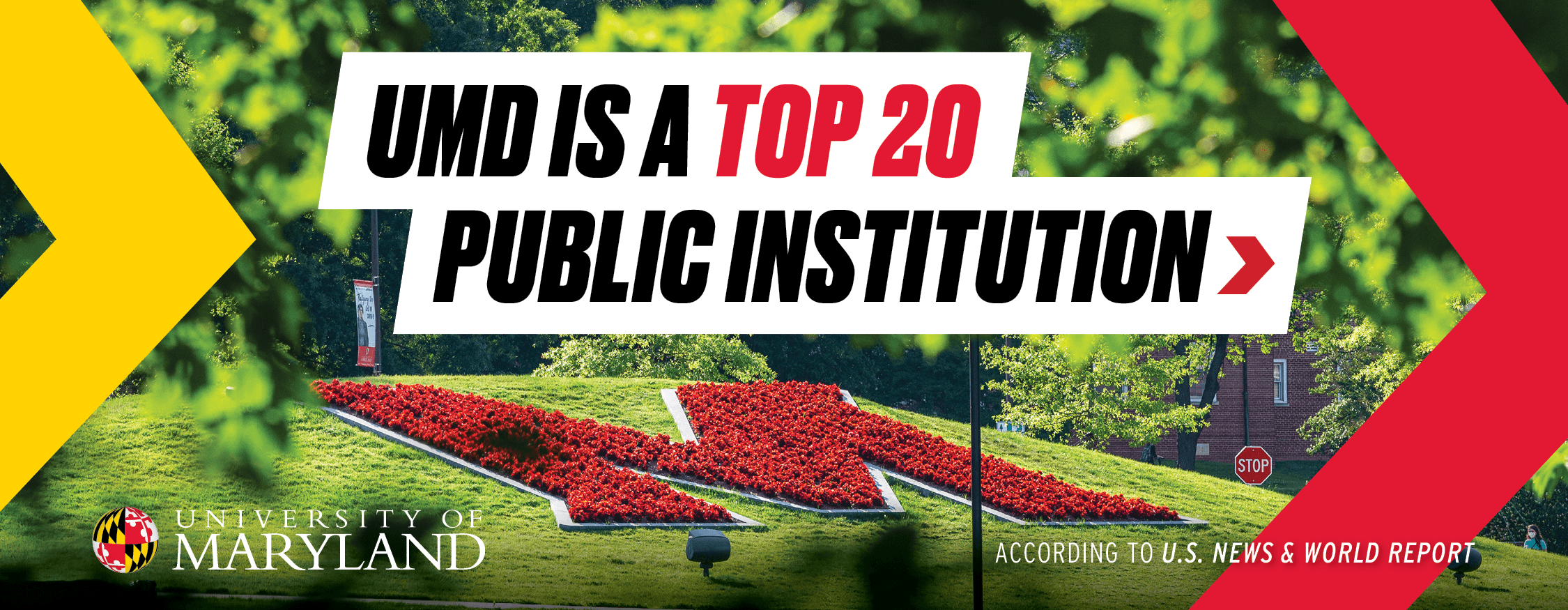 UMD is a top 20 public institution according to U.S. News & World Report