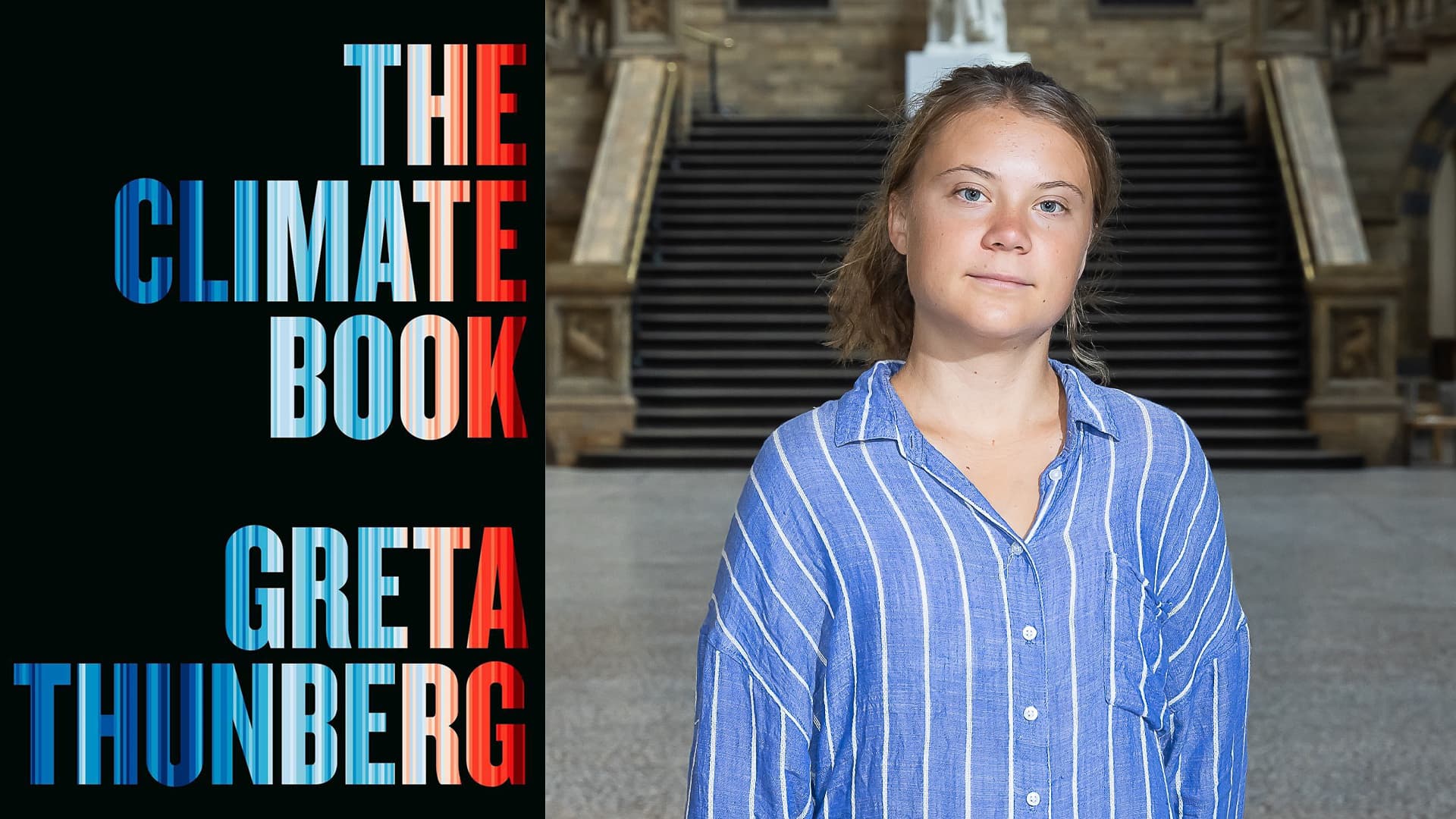“The Climate Book: The Facts and the Solutions” by Greta Thunberg book cover